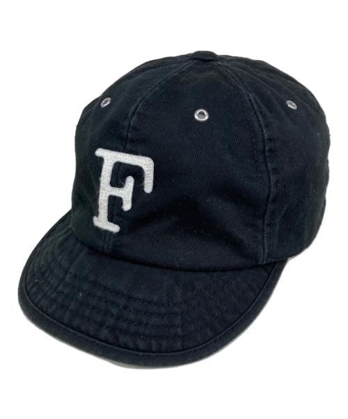 Mr.FATMAN（ミスターファットマン）Mr.FATMAN (ミスターファットマン) ALPHABET WAPPEN BB CAP　ワッペン6パネル刺繍キャップ ブラックの古着・服飾アイテム