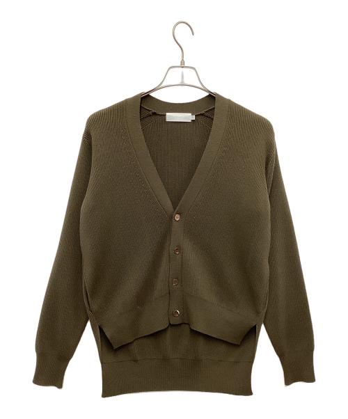 Graphpaper（グラフペーパー）Graphpaper (グラフペーパー) High Density Cardigan カーキの古着・服飾アイテム
