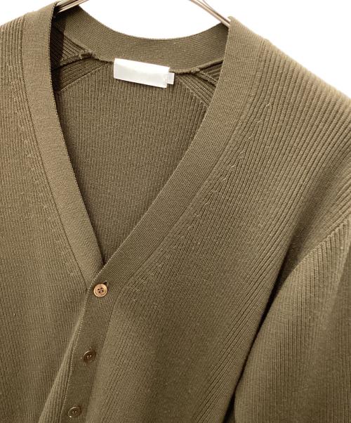 Graphpaper（グラフペーパー）Graphpaper (グラフペーパー) High Density Cardigan カーキの古着・服飾アイテム