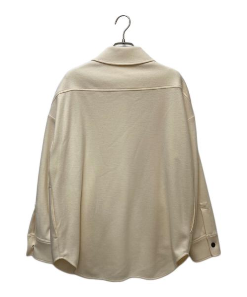 theory（セオリー）theory (セオリー) NEW SMOOTH JERSEY/OS SHIRT JACKET　1308227 アイボリー サイズ:Pの古着・服飾アイテム