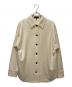 theory（セオリー）の古着「NEW SMOOTH JERSEY/OS SHIRT JACKET　1308227」｜アイボリー