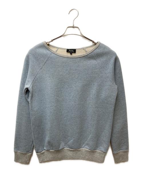 A.P.C.（アーペーセー）A.P.C. (アーペーセー) スウェット ブルー サイズ:Sの古着・服飾アイテム