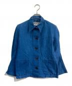GALLEGO DESPORTESギャレゴデスポート）の古着「リネンブレンドジャケット」｜インディゴ