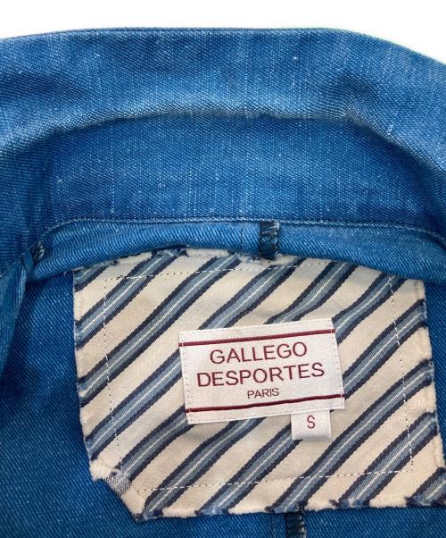 GALLEGO DESPORTES（ギャレゴデスポート）GALLEGO DESPORTES (ギャレゴデスポート) リネンブレンドジャケット インディゴ サイズ:Sの古着・服飾アイテム