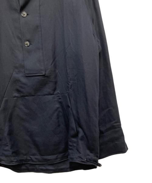 EXLEY NB（エクスレイ エヌビー）EXLEY NB (エクスレイ エヌビー) リネンアノラックジャケット ブラック サイズ:Sの古着・服飾アイテム
