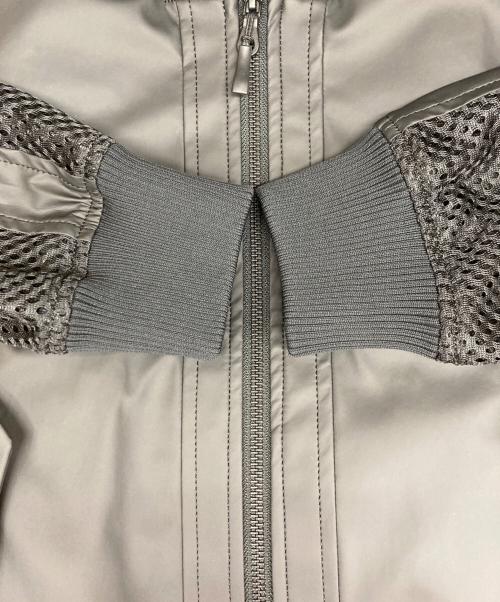 ennerre（エネーレ）ennerre (エネーレ) メッシュジップブルゾン ブラック サイズ:50の古着・服飾アイテム