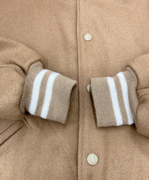 SETTLEMIER’S（セトルマイアーズ）SETTLEMIER’S (セトルマイアーズ) スタジャン ベージュ サイズ:36の古着・服飾アイテム