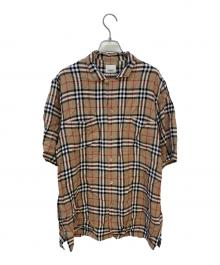 BURBERRY（バーバリー）の古着「Vintage Check Twill Shirt」｜ベージュ