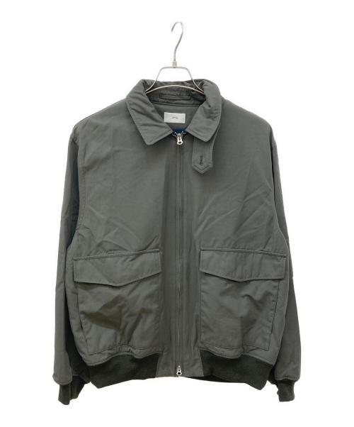 ATON（エイトン）ATON (エイトン) HEAVY TWIST NYLON FLIGHT JACKET カーキ サイズ:04 未使用品の古着・服飾アイテム