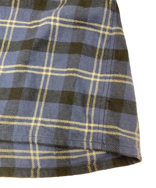 DESCENDANT（ディセンダント）DESCENDANT (ディセンダント) チェックフランネルシャツ ネイビー サイズ:2の古着・服飾アイテム