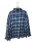 DESCENDANT (ディセンダント) チェックフランネルシャツ ネイビー サイズ:2：4000円