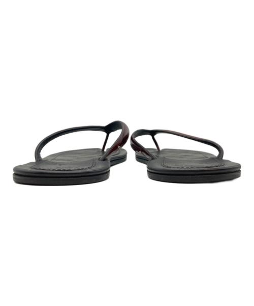 Maison Margiela（メゾンマルジェラ）Maison Margiela (メゾンマルジェラ) タビサンダル ブラック×ブラウン サイズ:41の古着・服飾アイテム