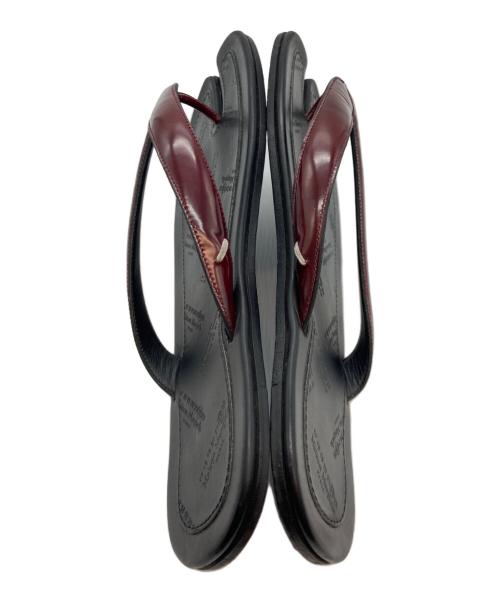 Maison Margiela（メゾンマルジェラ）Maison Margiela (メゾンマルジェラ) タビサンダル ブラック×ブラウン サイズ:41の古着・服飾アイテム