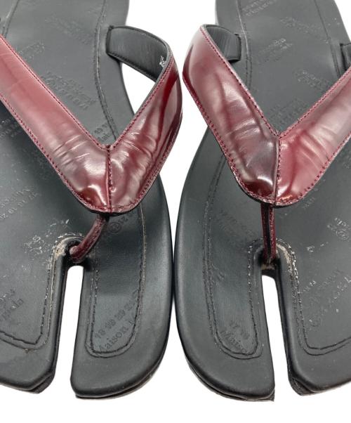 Maison Margiela（メゾンマルジェラ）Maison Margiela (メゾンマルジェラ) タビサンダル ブラック×ブラウン サイズ:41の古着・服飾アイテム