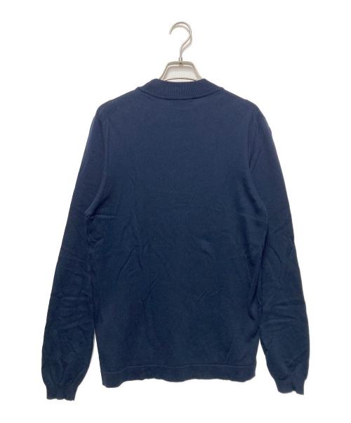 GRAN SASSO（グランサッソ）GRAN SASSO (グランサッソ) 12ゲージソフトコットンソリッドモックネックニット ネイビー サイズ:46の古着・服飾アイテム