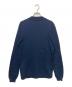 GRAN SASSO (グランサッソ) 12ゲージソフトコットンソリッドモックネックニット ネイビー サイズ:46：10000円