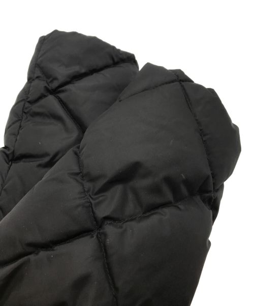 MONCLER（モンクレール）MONCLER (モンクレール) スタンドカラーフリルダウンジャケット ブラックの古着・服飾アイテム