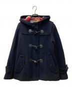 BLUE LABEL CRESTBRIDGEブルーレーベルクレストブリッジ）の古着「ショートダッフルコート　55B21-290-29」｜ネイビー