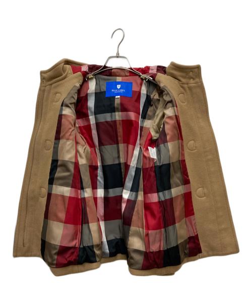 BLUE LABEL CRESTBRIDGE（ブルーレーベルクレストブリッジ）BLUE LABEL CRESTBRIDGE (ブルーレーベルクレストブリッジ) ショートダッフルコート　55B21-290-40 ベージュ サイズ:38の古着・服飾アイテム