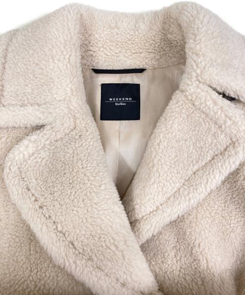 WEEKEND Max Mara（ウィークエンド マックスマーラ）WEEKEND Max Mara (ウィークエンド マックスマーラ) テディベアコート ベージュ サイズ:SIZE 38の古着・服飾アイテム