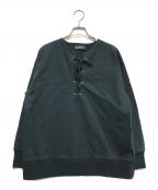 Le minorルミノア）の古着「レースアップカットソー」｜ブラック