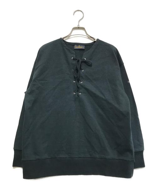 Le minor（ルミノア）Le minor (ルミノア) レースアップカットソー ブラック サイズ:1の古着・服飾アイテム