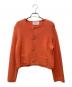 MACPHEE（マカフィー）の古着「ハーフミラノリブ クロップドカーディガン」｜オレンジ