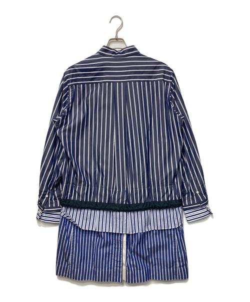 sacai（サカイ）sacai (サカイ) Cotton Poplin Coat/コットンポプリンコート ネイビー サイズ:1の古着・服飾アイテム