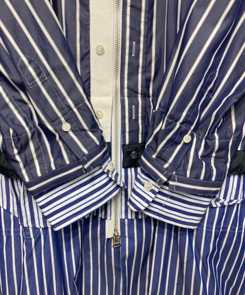 sacai（サカイ）sacai (サカイ) Cotton Poplin Coat/コットンポプリンコート ネイビー サイズ:1の古着・服飾アイテム