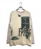 babacoババコ）の古着「Print Long Tee」｜ライトグレー