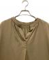 中古・古着 INED (イネド) フレンチスリーブブラウス カーキ サイズ:9：2500円