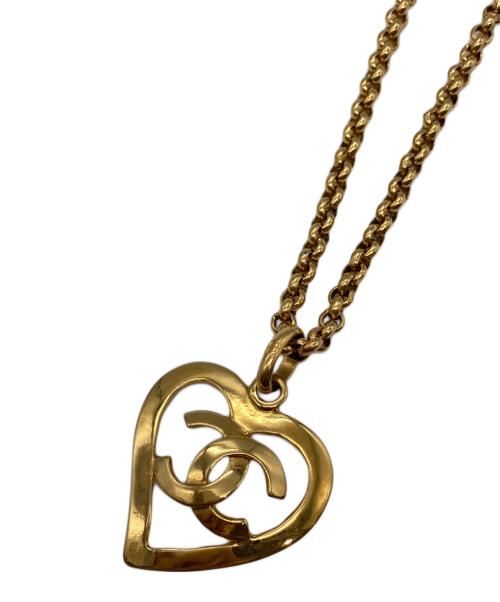 CHANEL（シャネル）CHANEL (シャネル) ココマークハートネックレスの古着・服飾アイテム