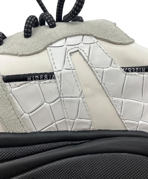 HIDE&JACK（ハイドアンドジャック）HIDE&JACK (ハイドアンドジャック) Low Top Sneaker　ロートップスニーカー ホワイト サイズ:23の古着・服飾アイテム