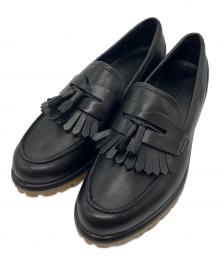 ECCO（エコー）の古着「Modtray W Loafer タッセルローファー」｜ブラック