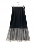 FUMIE=TANAKAフミエタナカ）の古着「tulle mermaid SK」｜ブラック