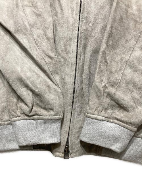 HERNO（ヘルノ）HERNO (ヘルノ) ストレッチゴートスエードジップアップブルゾン ベージュ サイズ:46の古着・服飾アイテム