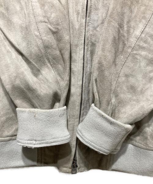 HERNO（ヘルノ）HERNO (ヘルノ) ストレッチゴートスエードジップアップブルゾン ベージュ サイズ:46の古着・服飾アイテム