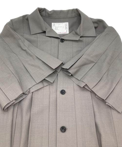sacai（サカイ）sacai (サカイ) Suiting Shirt グレー サイズ:2の古着・服飾アイテム