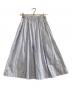 MARNI（マルニ）の古着「ストライプギャザースカート」｜ライトブルー