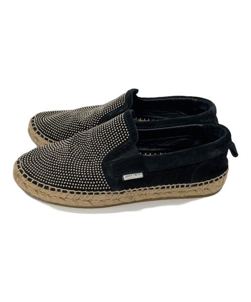 JIMMY CHOO（ジミーチュウ）JIMMY CHOO (ジミーチュウ) エスパドリーユシューズ ブラック サイズ:40の古着・服飾アイテム