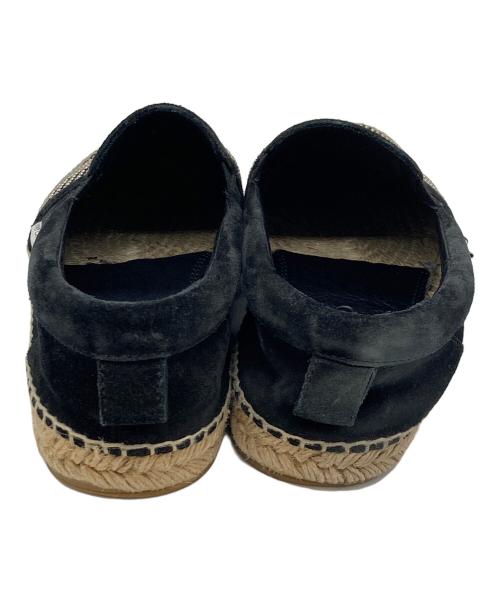 JIMMY CHOO（ジミーチュウ）JIMMY CHOO (ジミーチュウ) エスパドリーユシューズ ブラック サイズ:40の古着・服飾アイテム