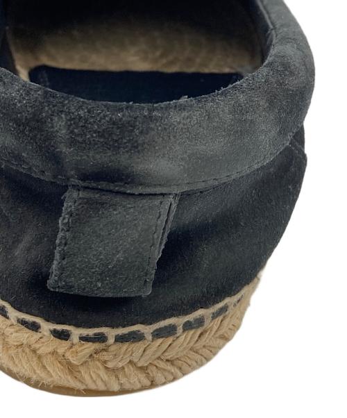 JIMMY CHOO（ジミーチュウ）JIMMY CHOO (ジミーチュウ) エスパドリーユシューズ ブラック サイズ:40の古着・服飾アイテム