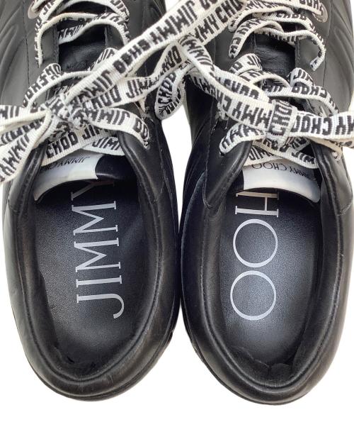 JIMMY CHOO（ジミーチュウ）JIMMY CHOO (ジミーチュウ) ローカットスニーカー ブラック サイズ:40の古着・服飾アイテム
