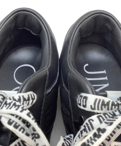 JIMMY CHOO（ジミーチュウ）JIMMY CHOO (ジミーチュウ) ローカットスニーカー ブラック サイズ:40の古着・服飾アイテム