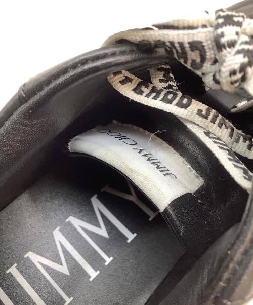 JIMMY CHOO（ジミーチュウ）JIMMY CHOO (ジミーチュウ) ローカットスニーカー ブラック サイズ:40の古着・服飾アイテム