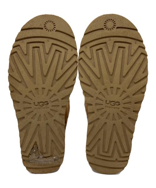 UGG Australia（アグ オーストラリア）UGG Australia (アグ オーストラリア) ムートン ブーツ ショート ミドル スエード　ベイリーボウ　Bailey Bow ブラウン サイズ:23の古着・服飾アイテム