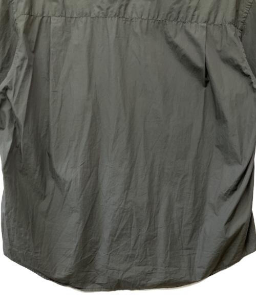 Graphpaper（グラフペーパー）Graphpaper (グラフペーパー) BROAD S/S OVERSIZED REGULAR COLLAR SHIRT グレー サイズ:Fの古着・服飾アイテム