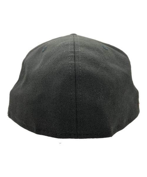 New Era（ニューエラ）New Era (ニューエラ) Yohji Yamamoto pour homme (ヨウジヤマモト プールオム) キャップ ブラック サイズ:7　5/8（60.6cm）の古着・服飾アイテム