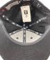 中古・古着 New Era (ニューエラ) Yohji Yamamoto pour homme (ヨウジヤマモト プールオム) キャップ ブラック サイズ:7　5/8（60.6cm）：7000円