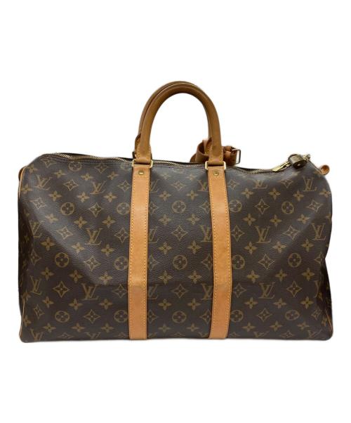 LOUIS VUITTON（ルイ ヴィトン）LOUIS VUITTON (ルイ ヴィトン) トラベルバッグ ブラウンの古着・服飾アイテム